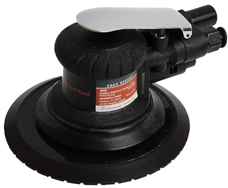 Ingersoll Rand 300G Edge Series 15,2 cm Air Exzenterschleifer mit 360 Grad drehbarem Staubsaugeradapter, leistungsstarker 1/5 PS Motor, leicht, vibrationsarm, diffuses Heckauspuff, schwarz