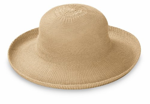 Wallaroo Hat Company Women’s Victoria Sun Hat – Ultra-Lightweight, Packable, Modern Style, Designed in Australia, Tan