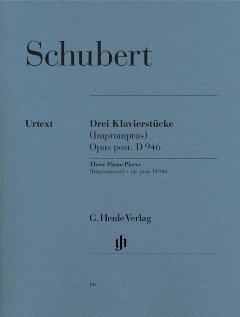 3 KLAVIERSTUECKE - IMPROMPTUS D 946 - arrangiert für Klavier [Noten / Sheetmusic] Komponist: SCHUBERT FRANZ