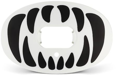 Battle Oxygen Predator Fußball Mundschutz - Maximaler Sauerstoff Sport Mundschutz - Mundstück passt mit oder ohne Zahnspange - Impact Shield Protector für Lippen und Zähne