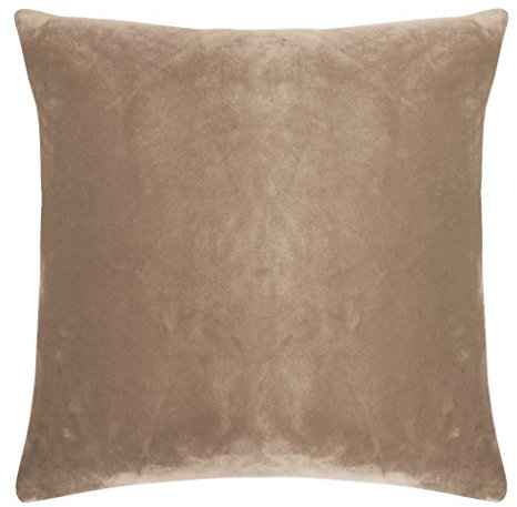 Pad - Kissenbezug - Kissenhülle - Smooth- Samt - beige - 50 x 50 cm