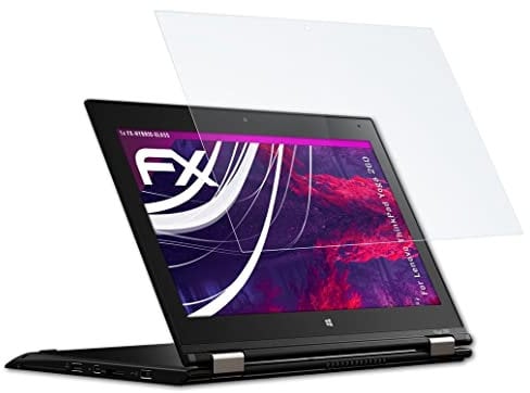 atFoliX Glasfolie kompatibel mit Lenovo ThinkPad Yoga 260 Panzerfolie, 9H Hybrid-Glass FX Schutzpanzer Folie