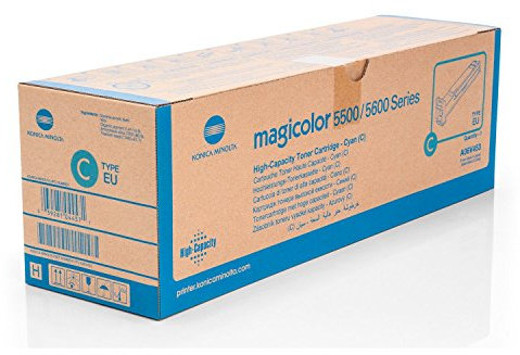 Konica Minolta Cyan Toner Cartridge for Magicolor 5550/5570 – Laser Toner & Cartridges (12000 Pages, Cyan, 1 PC (S))