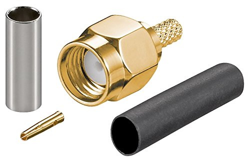 Goobay RP-SMA Crimpstecker für RG-174 und RG-316