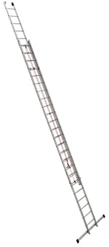 Alu-Seilzugleiter 2-teilig 2x24 Sprossen