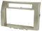 tomzz Audio 2455-051 Doppel DIN Radioblende kompatibel mit Toyota Corolla Verso ZER/ZZE 2004-2009 Silber