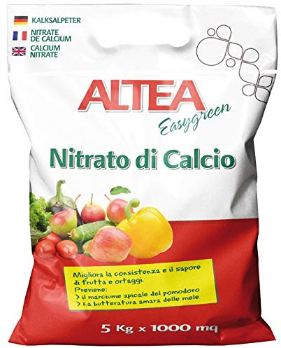 Altea Nitrato di Calcio 5 kg concime granulare azotato per orto e Giardino