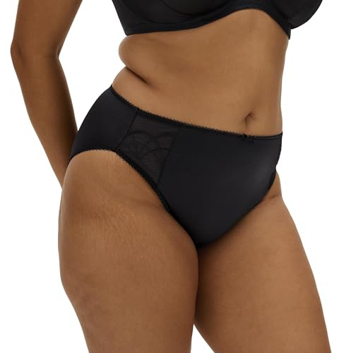 Elomi Women's Cate Brief Regular, Black, 3XL