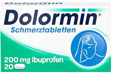 Dolormin Schmerztabletten 200 mg Ibuprofen bei Schmerzen und Fieber, 20 St. | Schnelle Hilfe bei Schmerzen und Fieber – Dolormin® Schmerztabletten