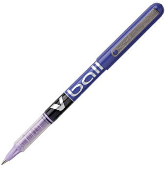 Pilot Vball 5 Stylo roller encre liquide Pointe 0,5 mm (1 stylo) Violet