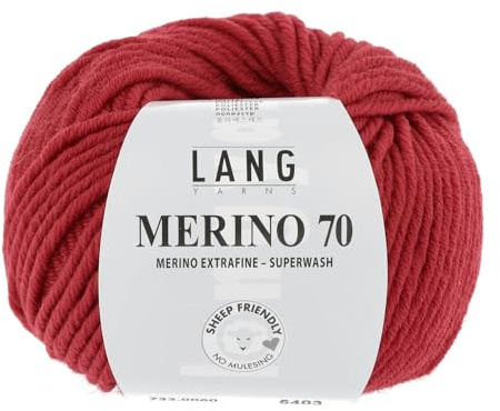 Lang Yarns Merino 70 - 0060 rot