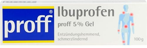 Ibuprofen Proff 5% Gel