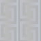 Versace 'Greek Key' Designer Luxury Satin Wallpaper in Grey / Silver Full Roll