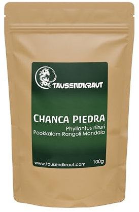 Chanca Piedra - aus kontrolliert biologischen Anbau im Amazonas - Premium Tausendkraut Qualität - Labor geprüft - 100g