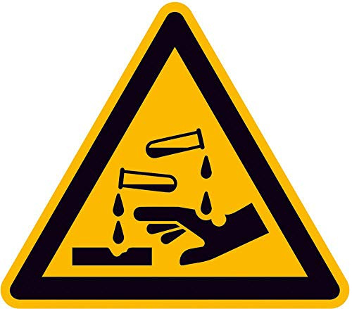 Format 4044589368041 – Warnschild ALU 200 MM VOR ñtzenden Stoffen