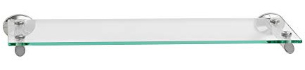 Robert Welch Oblique Glass Bathroom Shelf. 18/10 Stainless steel. Easy to clean.