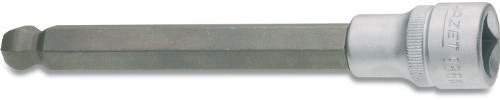 HAZET Schraubendreher-Steckschlüsseleinsatz 986KK-12, Lange Ausführung | 1/2 Zoll (12,5 mm) Vierkant hohl, Antrieb 1/2 Zoll (12,5 mm) Vierkant hohl, Abtrieb Innensechskant Profil, Klinge Sonderstahl