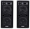 Max210 Dual 10 Inch Passive DJ Speakers Pair, 1800W 3-Way Full Range DJ PA Speaker System with Bullet Tweeter and Midrange Horn, Ideal for DJs, Karaoke, Events, Parties and Installations