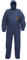 KleenGuard A10 Schutzanzüge mit Haube gegen Schmutz und Grobstaub 95640 – blau, M, 1x50 (insgesamt 50 Stück)