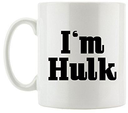 I' m Hulk Fun Greenman Power tazza