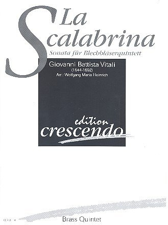 La Scalabrina: für 2 Trompeten, Horn, Posaune und Tuba