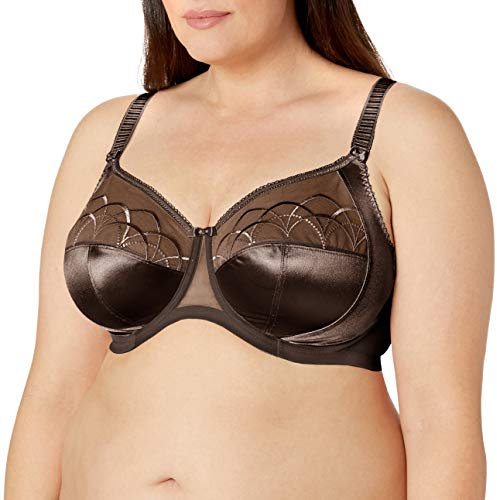 Elomi Women's Cate Underwire Full Cup Banded Bra Coverage,Pecan,42DD