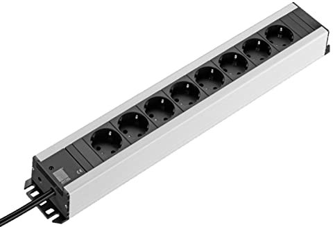 Rittal DK 7000 Steckdose Buchse Schwarz, 230 V / 16A, Vertikaler Einbau