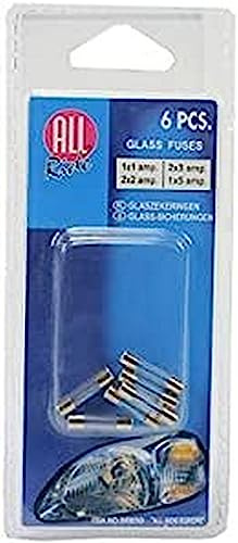 All Ride 871125200850 Fuses Glass Fuses Ass 6 Pieces)