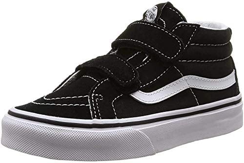 Vans Boys Sk8-Mid Reissue V High-Top Sneakers B/W 1.5 Medium (D) Little Kid Black/True White
