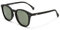 Le Specs BANDWAGON BLACK RUBBER - Sonnenbrille für Damen und Herren Runde Rahmenform mit hohem UV-Schutz LSP1502053