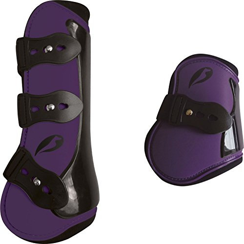 Norton „Compétition“ Gamaschen und Streichkappen Set Violett Vollblut