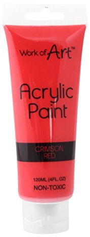 Work of Art 120 ml Acrylic Paint - Red