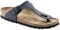 Birkenstock Classic Gizeh Birko-Flor Damen Zehentrenner, blau, 44 EU