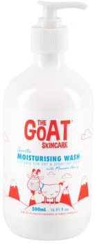 The Goat Skincare Pure Goat's Milk Body Wash with Manuka Honey, Suitable for the Whole Body to Cleanse and Moisturise Dry, Itchy and Sensitive Skin 500ml