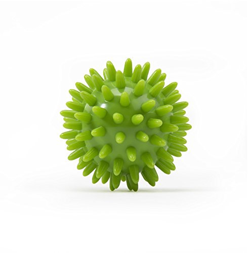 Bodhi Kleiner Noppenball, Igelball mit 6 cm Durchmesser (lime-grün) Massageball für Selbstmassage, Reha & Fitness, Reflexzonen - auch als Set verfügbar