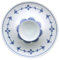 Eschenbach Porzellan Group Tallin Indischblau Eierbecher mit Ablage 13 cm, Porzellan, Indigoblau, 1 x 1 x 1 cm