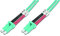 DIGITUS DK-2533-10/3 – Glasfaserkabel OM3 – 10 m – LC zu LC – Duplex LWL Kabel – 1/10/40/100 Gbit/s – MM Multimode Glasfaser LAN Kabel – Fasertyp: 50/125 µ – Türkis (Aqua)