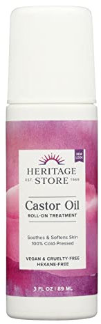 Heritage/Nutraceutical Corp - Castor Oil Roll-On 3ounce (Pack of 2) by HERITAGE STORE
