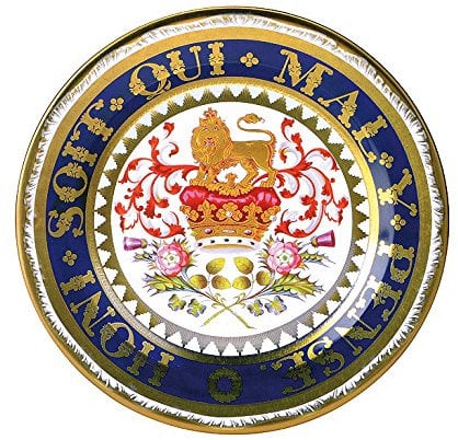 Duke of York Painted Tin Enamel Plate - Picnic or Camping