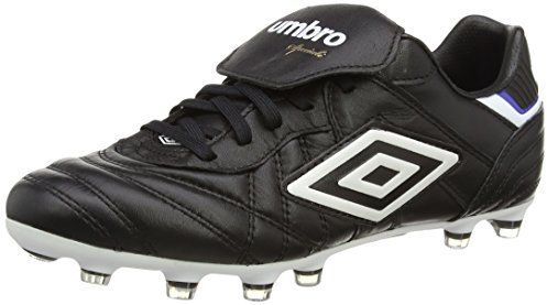 Umbro Speciali Eternal Pro Hg, Men Football Competition Shoes, Black (Dju-Black/White/Clematis Blue), 6 UK (39 EU)