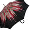 Doppler Damen Stockschirm Carbonsteel mit Automatik Coloro Camouflage rot