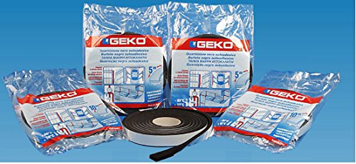 Tre Emme 96035 Guarnizione Adesiva, Nero, 5 x 20 mm