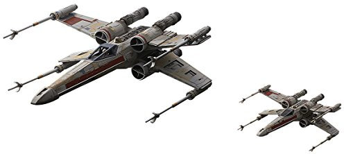 BANDAI BAN210522 Red Squadron X-Wing Starfighter Star Wars Kit de modélisme en plastique, multicolore, S