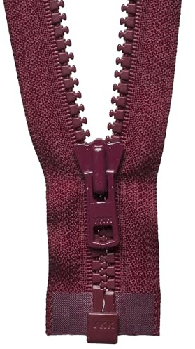 YKK Open Ended Zip, No. 527 Dark Wine, 56 cm Length
