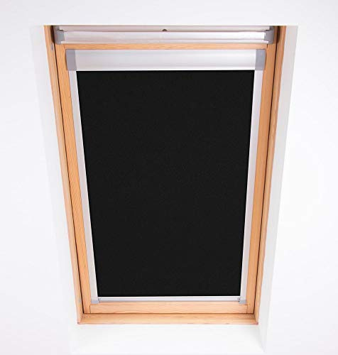 Bloc Skylight Blind for Velux Roof Windows Blockout, Black, PK10, 77W x 140H cm