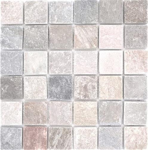 beige Grigio Pietra naturale Tessere di mosaico