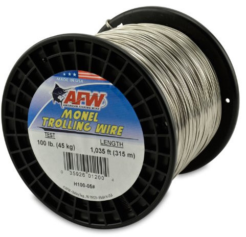Filo di pesca americano Monel Trolling Wire, 100lb Test/1.02mm Dia/315m