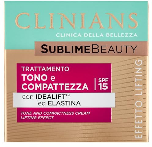 CLINIANS | Sublime Beauty Trattamento Tono e Compattezza 50 ml | Con IDEALIFT ed ELASTINA, Made in Italy