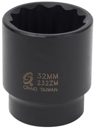 Sunex 232zm 1/2-inch disco 32-mm 12 Punto de vaso de impacto
