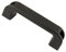 sourcing map Door Cabinet Black Plastic Rectangular Pull Handle 5.2